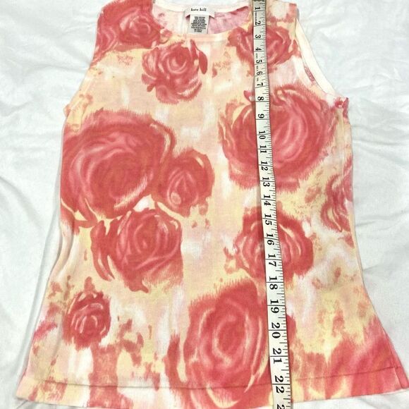 Kate Hill 2 pieces cardigan and sleeveless tie dye top set size XS 100% cotton - Picture 8 of 12